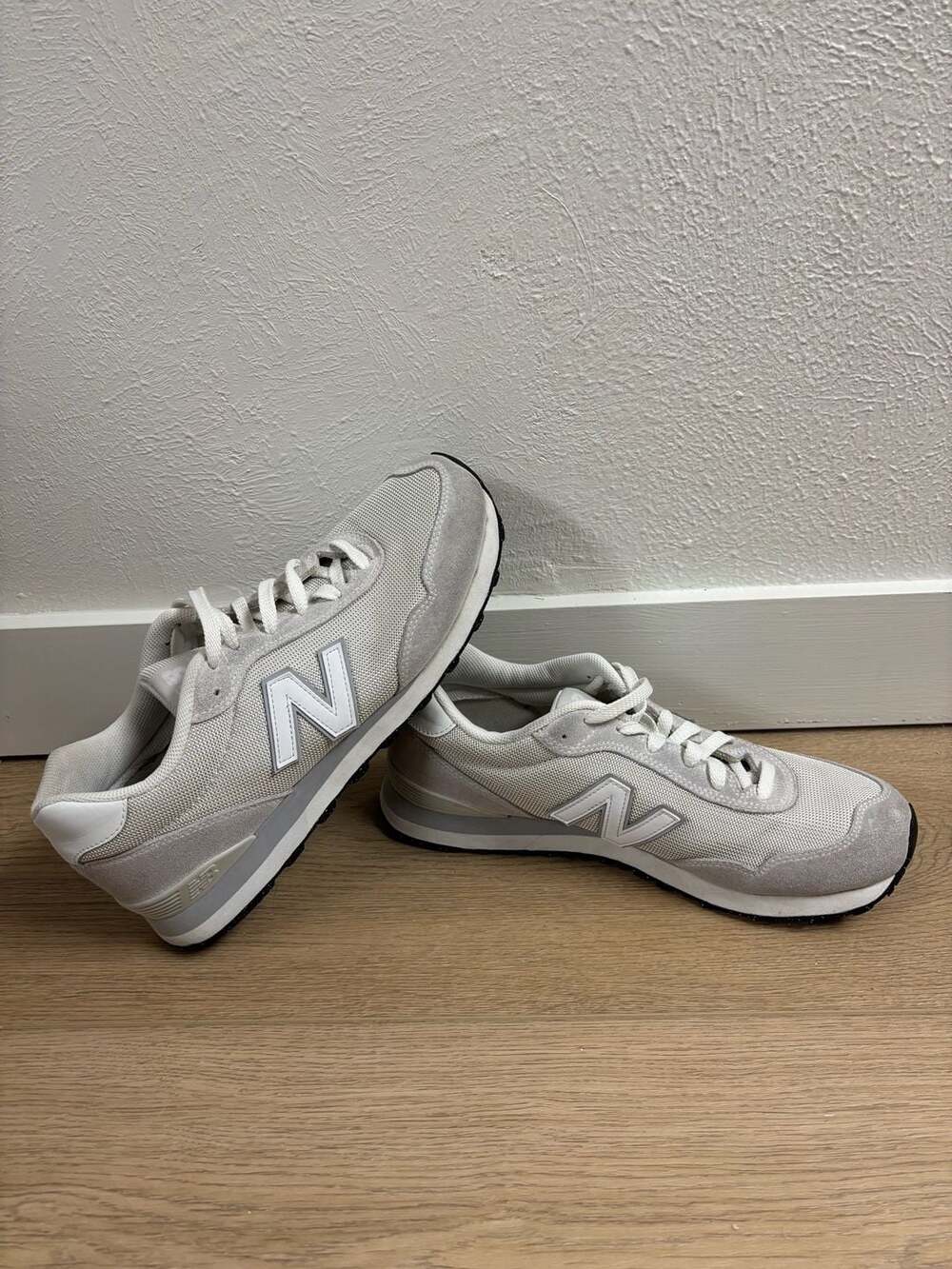 New Balance 515 Classic Grey White Sneakers - Men’s